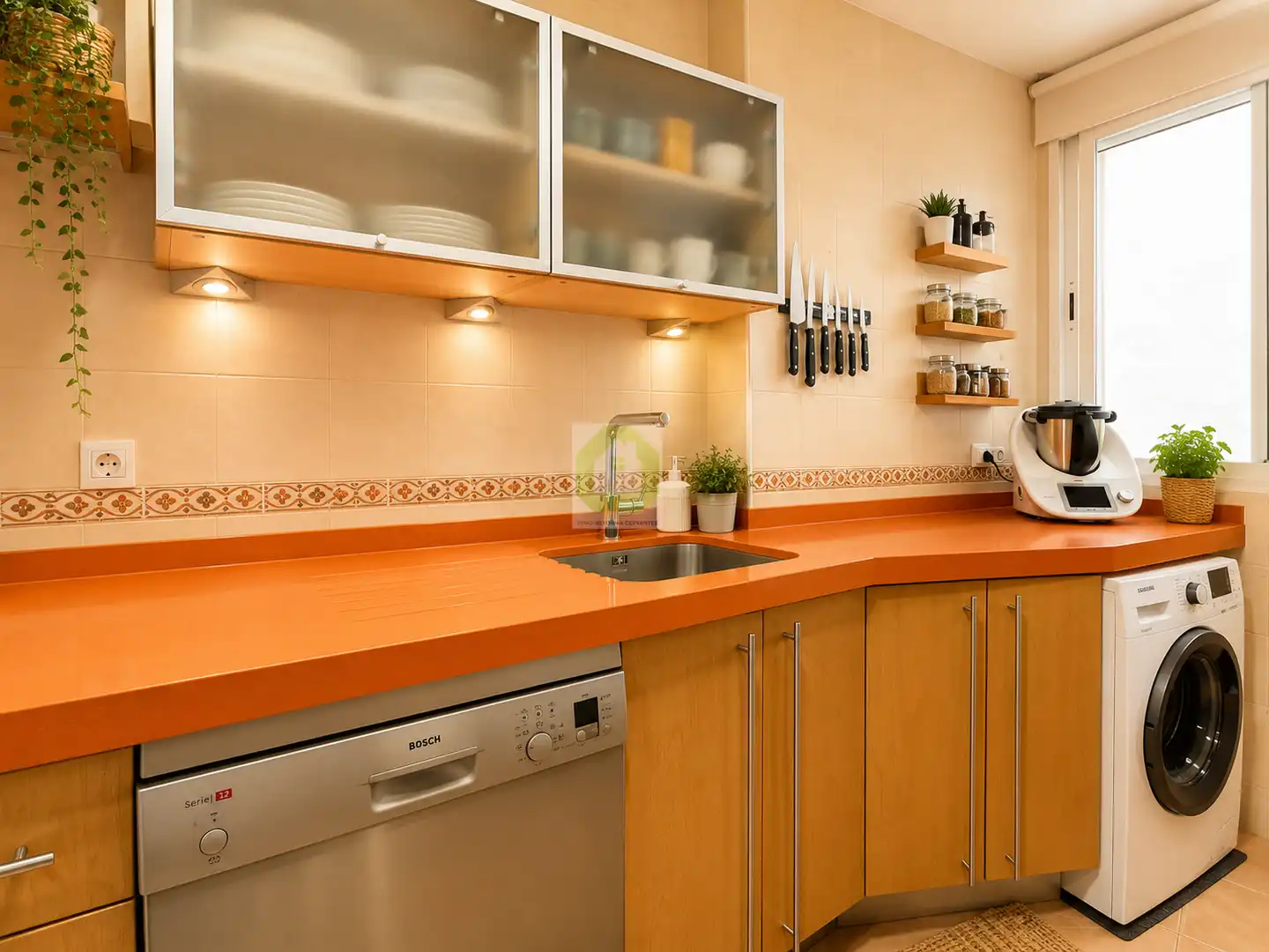 Küche von Wohnung zur Miete in La Zubia mit Klimaanlage, Heizung und Möbliert