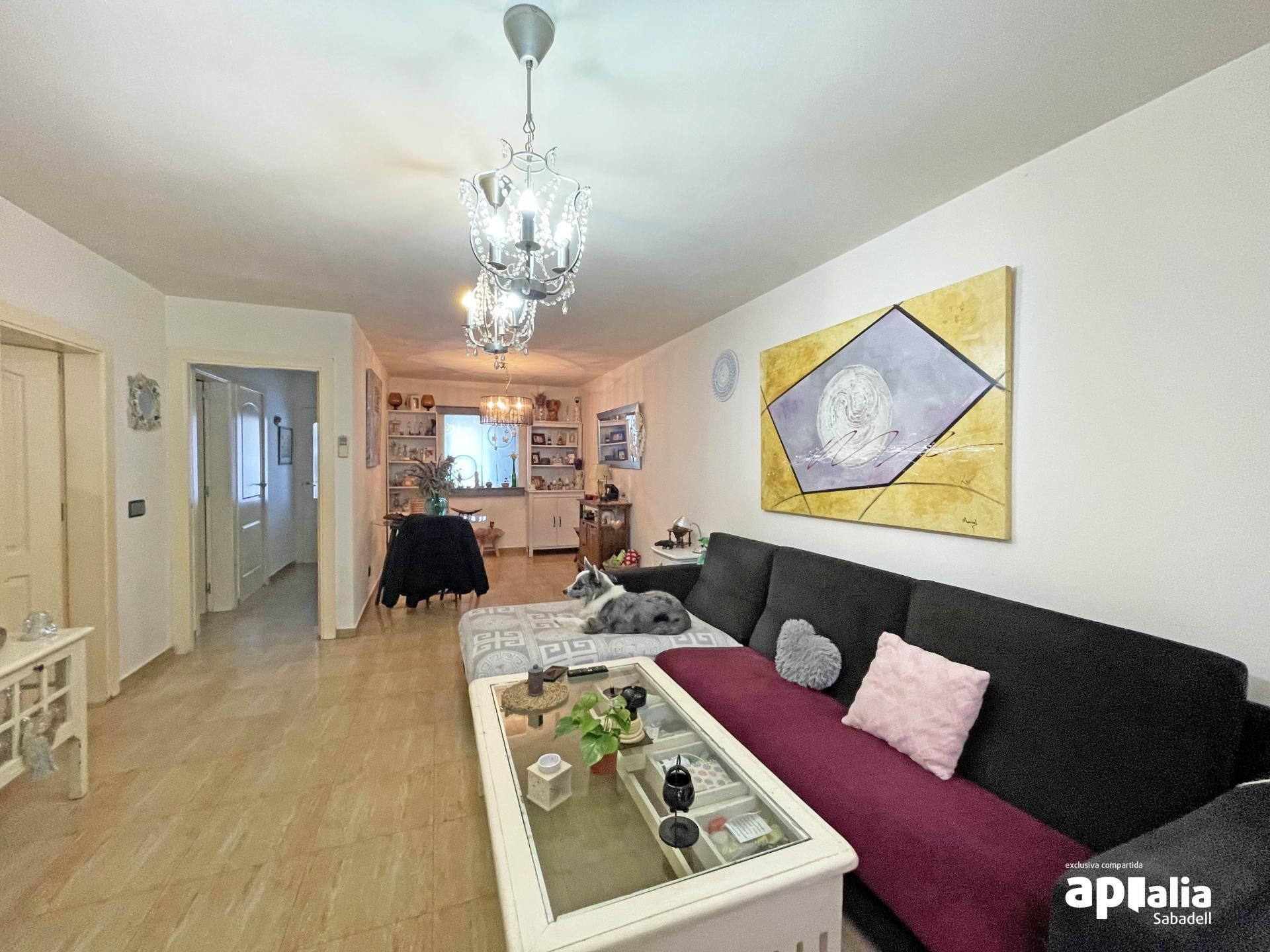 Living room of Single-family semi-detached for sale in Sabadell  with Terrace and Storage room
