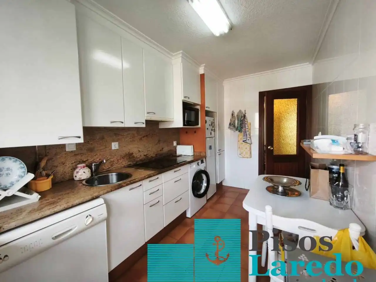 Kitchen of Flat for sale in Laredo  with Heating, Terrace and Balcony