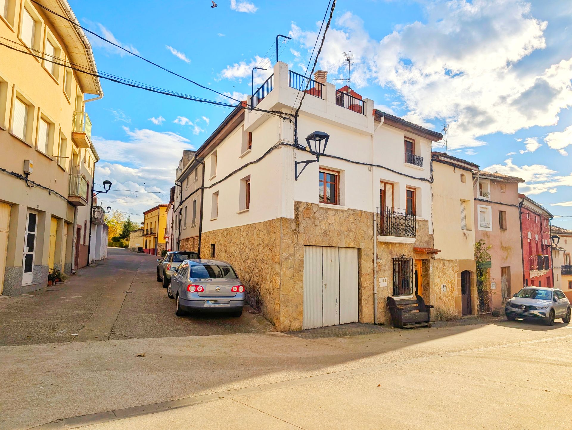 Vista exterior de Casa o chalet en venta en Hervías con Calefacción, Terraza y Trastero