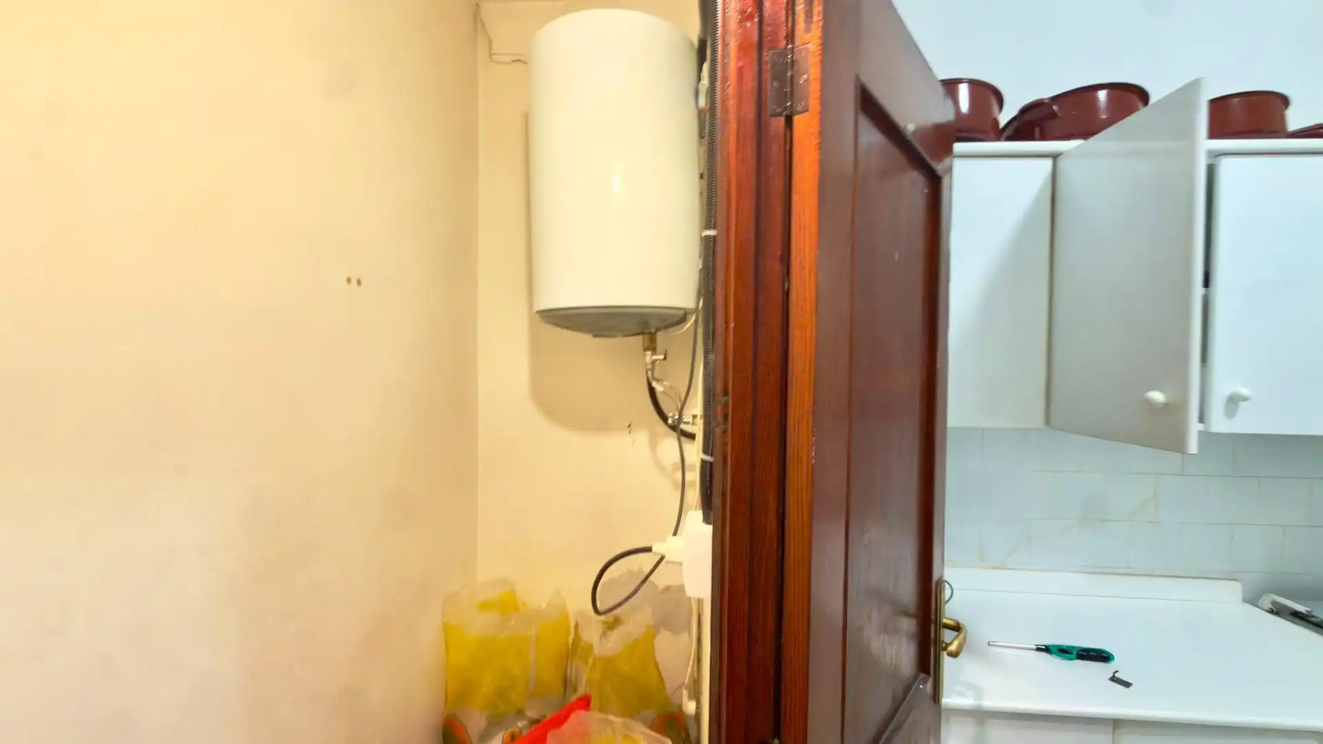 Kitchen of Flat for sale in Ribadavia  with Heating, Furnished and Balcony
