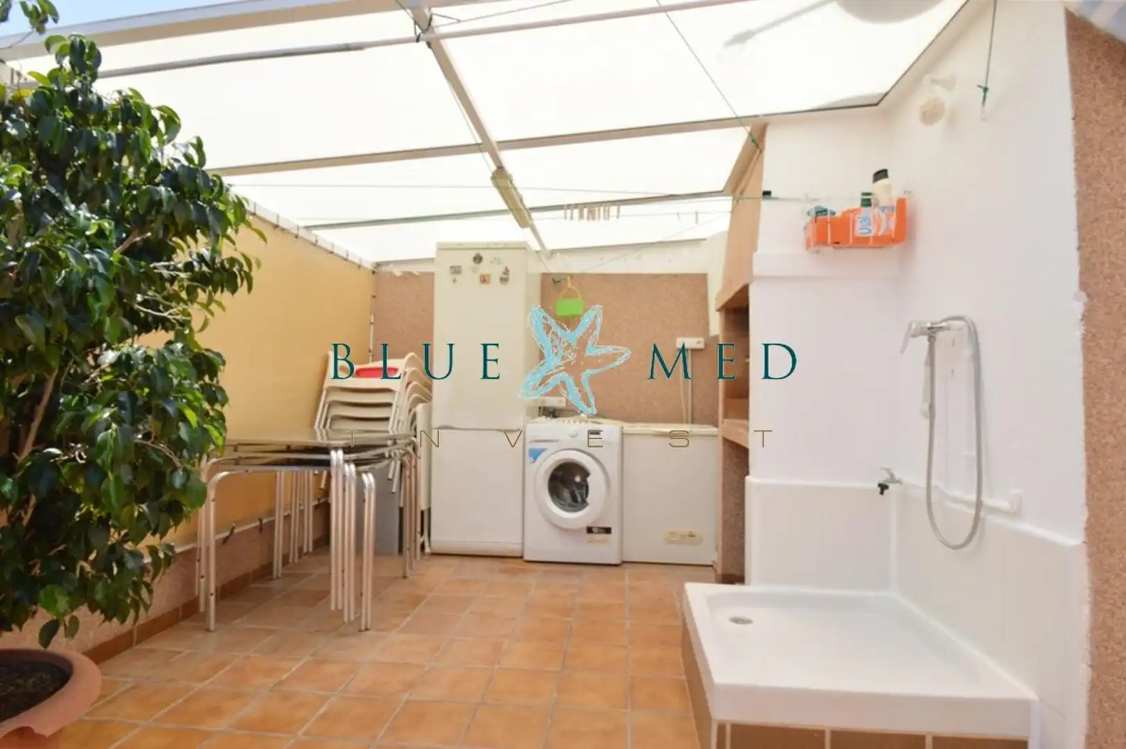 Jardí de Dúplex en venda en Mazarrón amb Aire condicionat, Calefacció i Terrassa