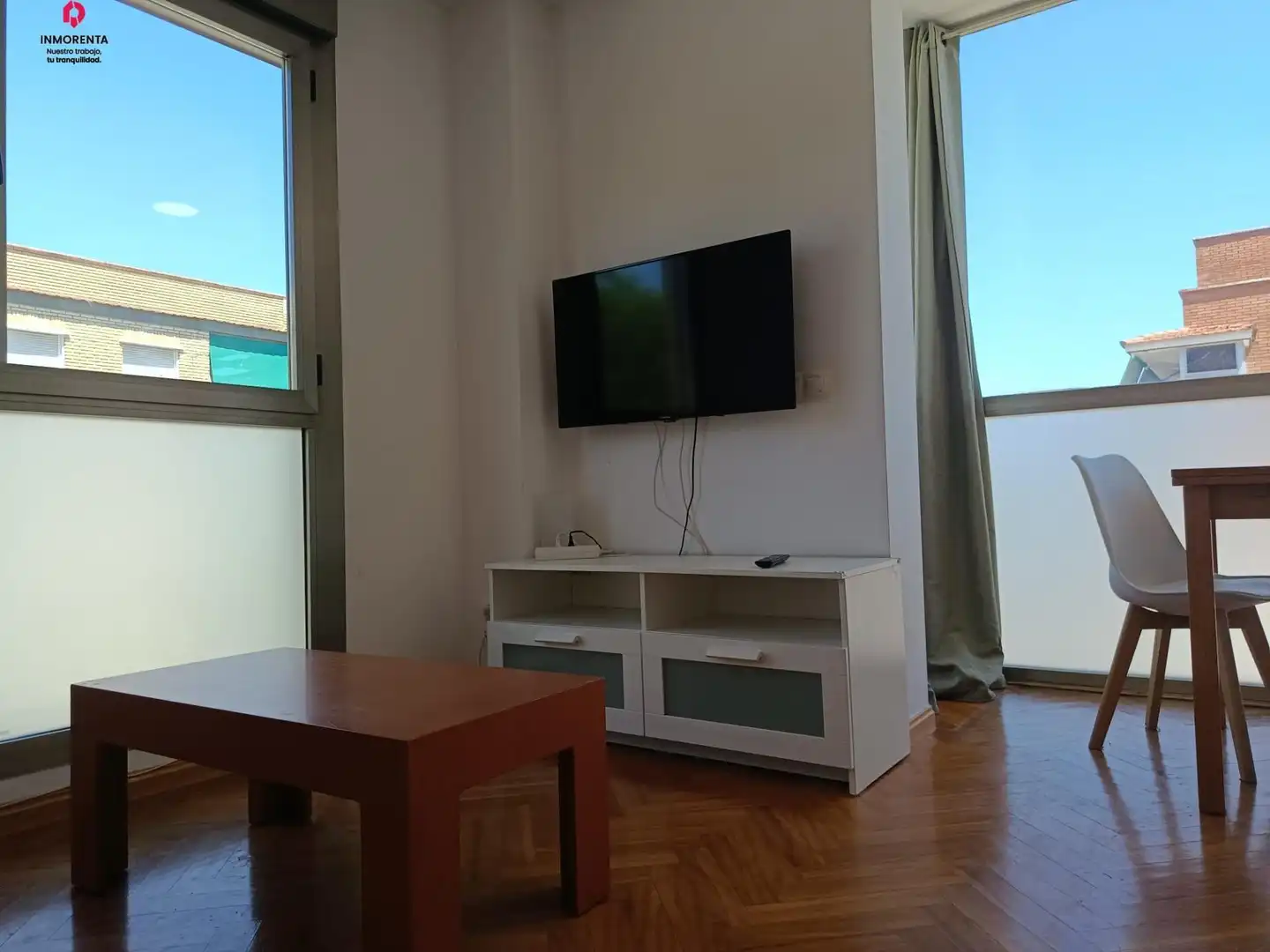 Wohnzimmer von Wohnungen zur Miete in Madrid mit Klimaanlage, Heizung und Parkett