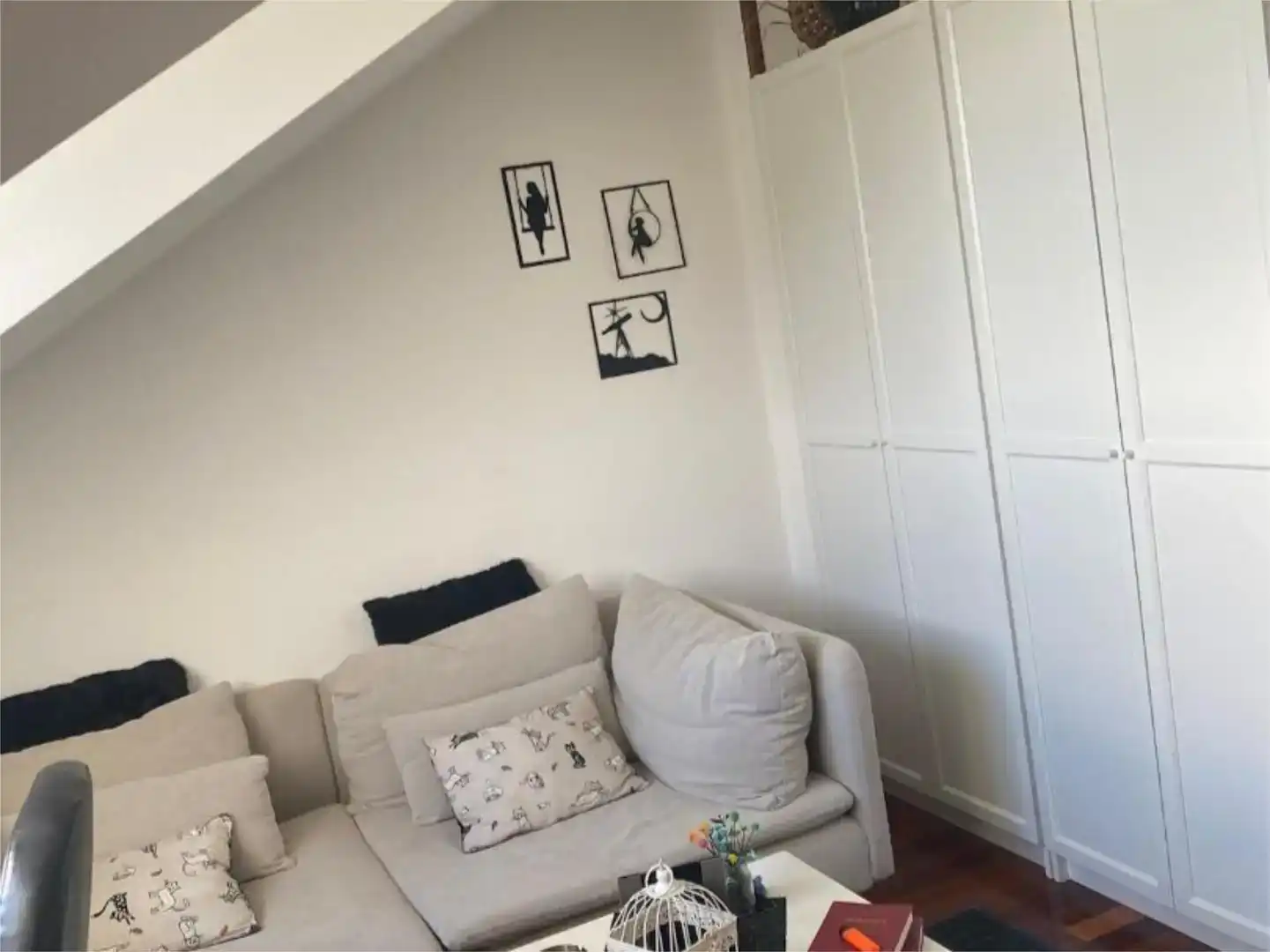 Sala d'estar de Pis en venda en Cedeira amb Aire condicionat, Jardí privat i Parquet
