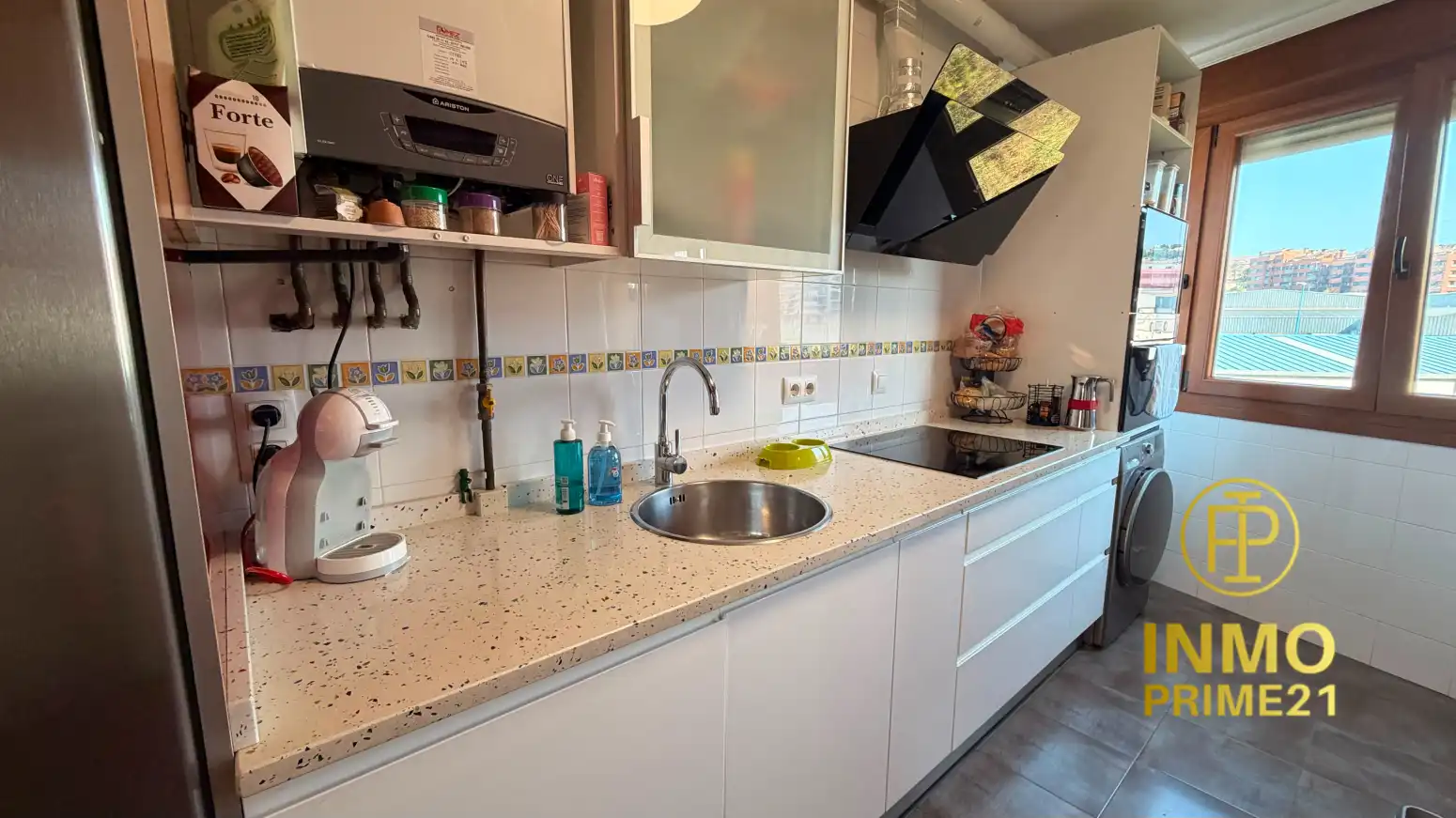 Kitchen of Flat for sale in Santander  with Heating, Parquet flooring and Swimming Pool