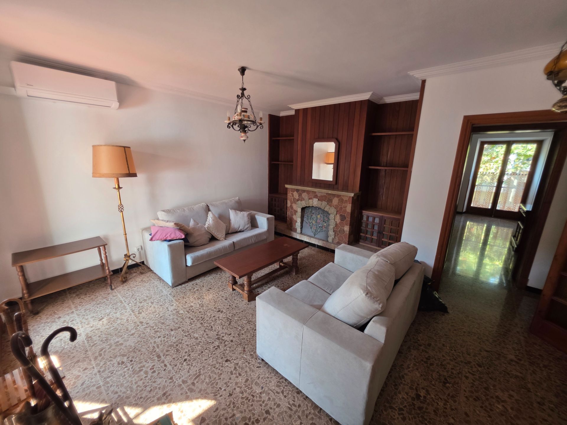 Living room of Duplex to rent in Esporles  with Air Conditioner, Terrace and Furnished