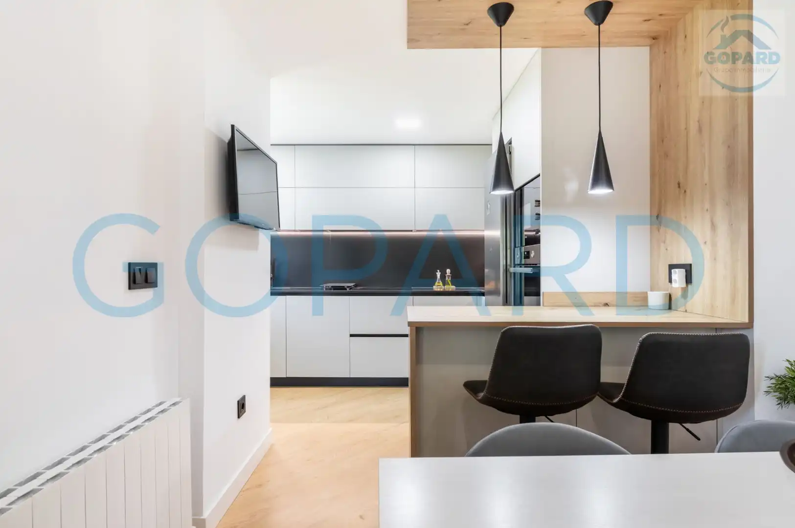 Cocina de Dúplex en venta en Villanueva del Pardillo con Aire acondicionado, Calefacción y Parquet