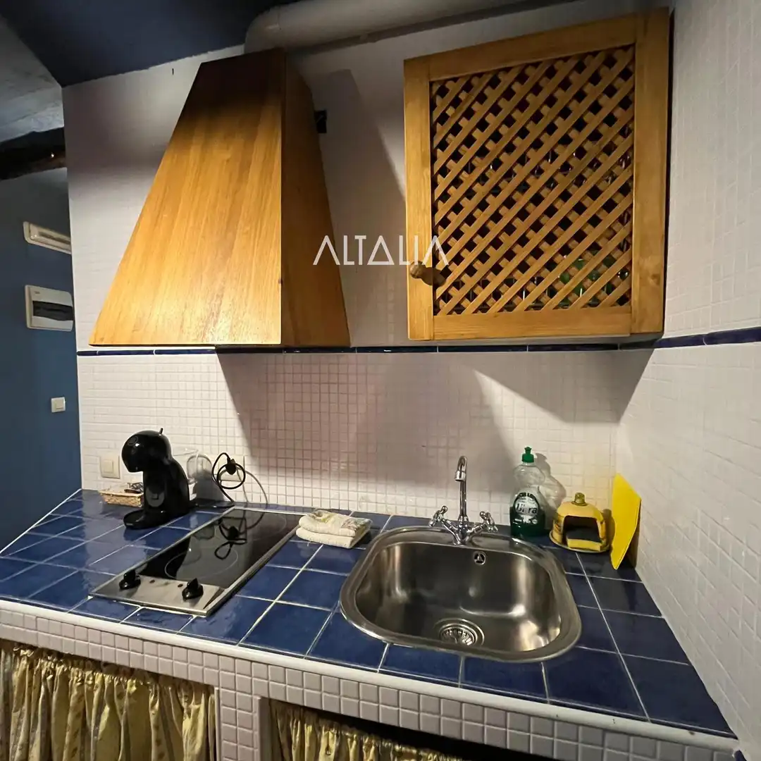Cocina de Casa o chalet en venta en Villar de Olalla con Terraza y Amueblado