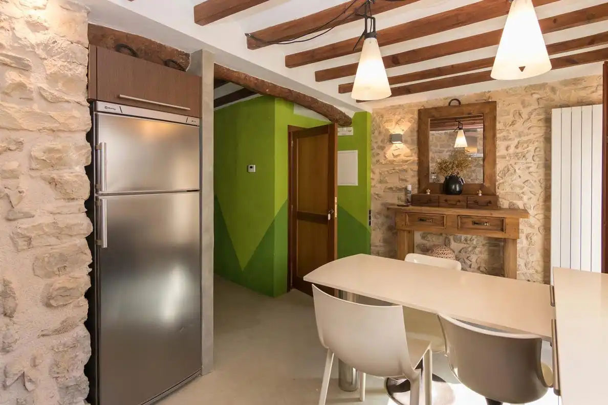 Cocina de Finca rústica en venta en La Vall de Laguar con Calefacción, Terraza y Trastero
