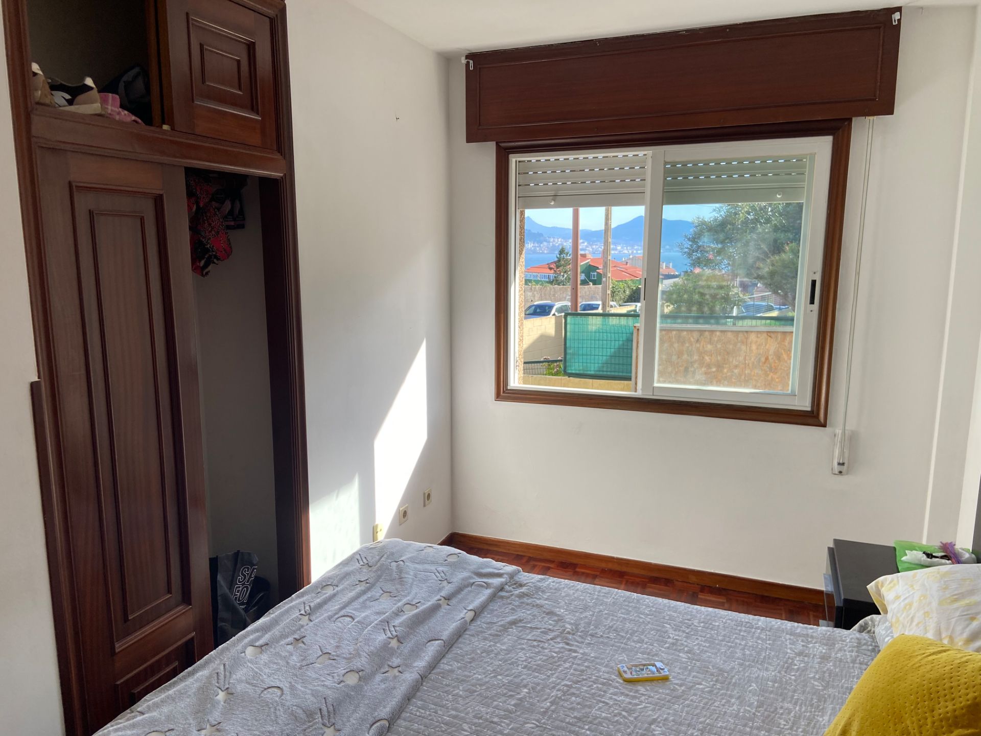 Bedroom of Apartment for sale in Moaña  with Heating, Parquet flooring and Storage room