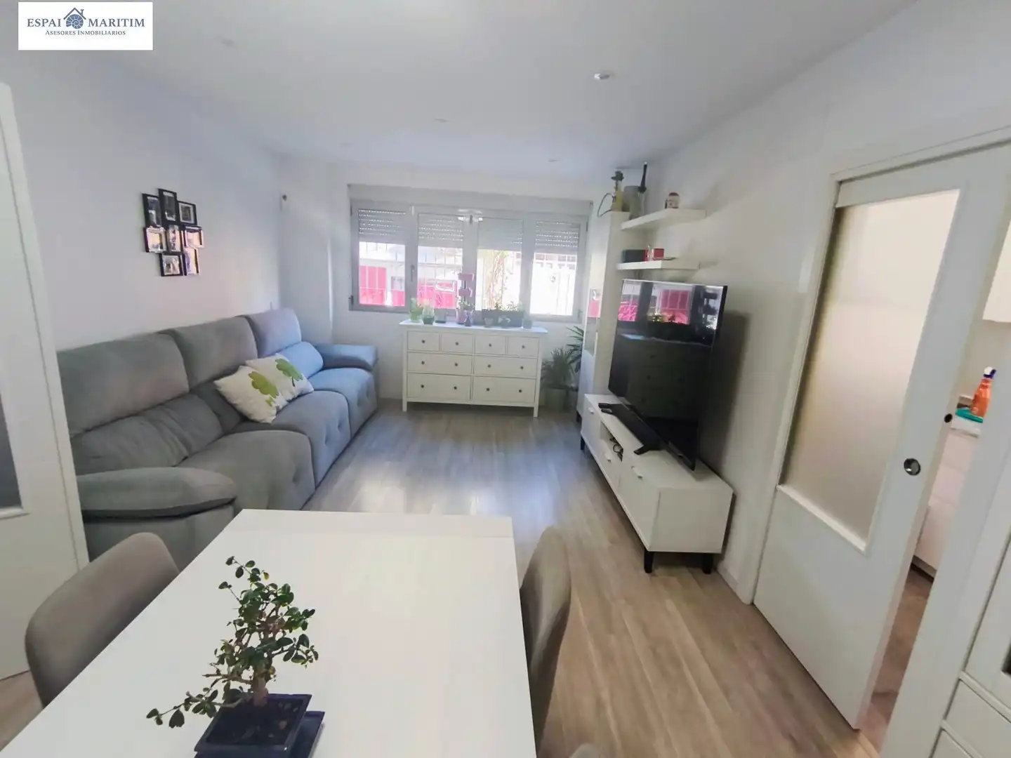 Sala de estar de Piso en venta en Vilamarxant con Aire acondicionado, Calefacción y Parquet