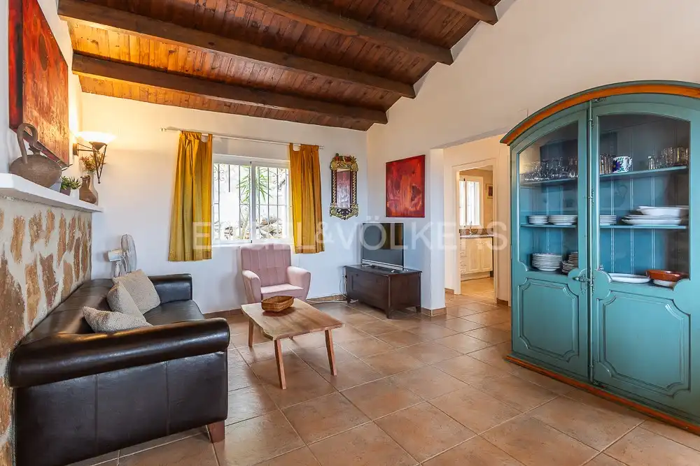 Sala d'estar de Casa o xalet en venda en Dénia amb Aire condicionat, Calefacció i Jardí privat