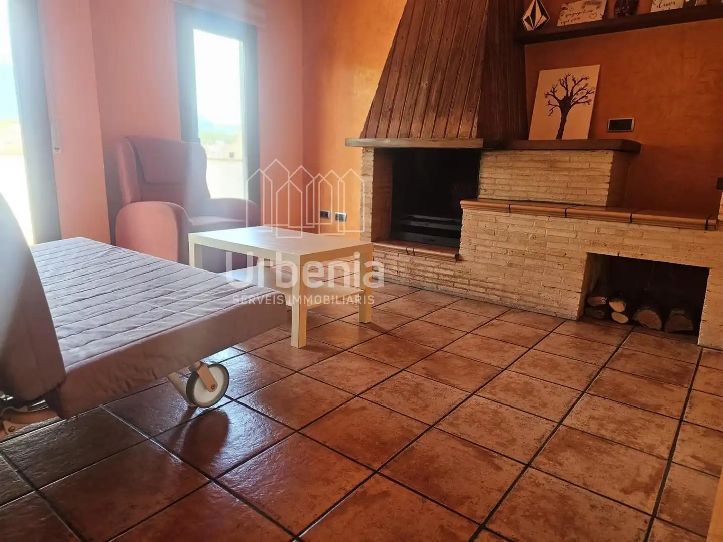 Sala de estar de Dúplex en venta en Sant Celoni con Aire acondicionado, Calefacción y Terraza