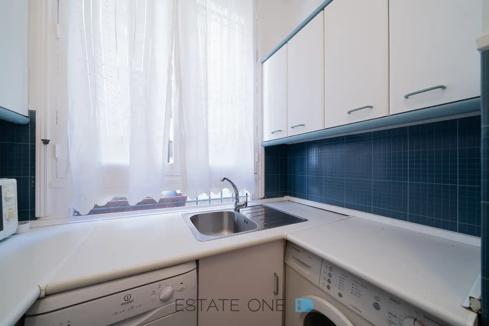 Kitchen of Office for rent in Madrid  with Air Conditioner, Heating and Balcony
