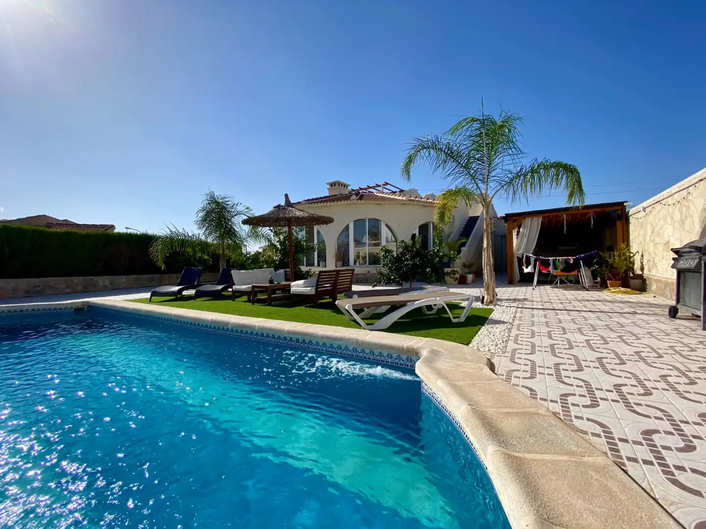 Piscina de Casa o xalet en venda en Rojales amb Aire condicionat, Calefacció i Jardí privat