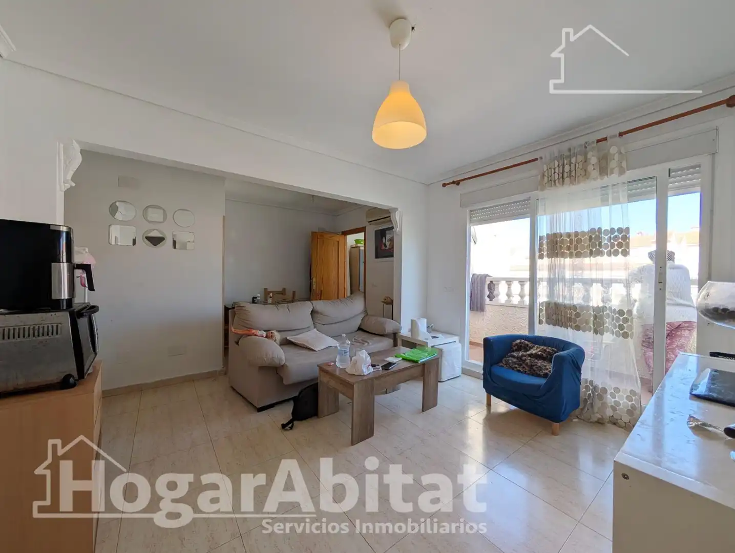 Sala d'estar de Casa adosada en venda en Santa Pola amb Aire condicionat, Calefacció i Terrassa