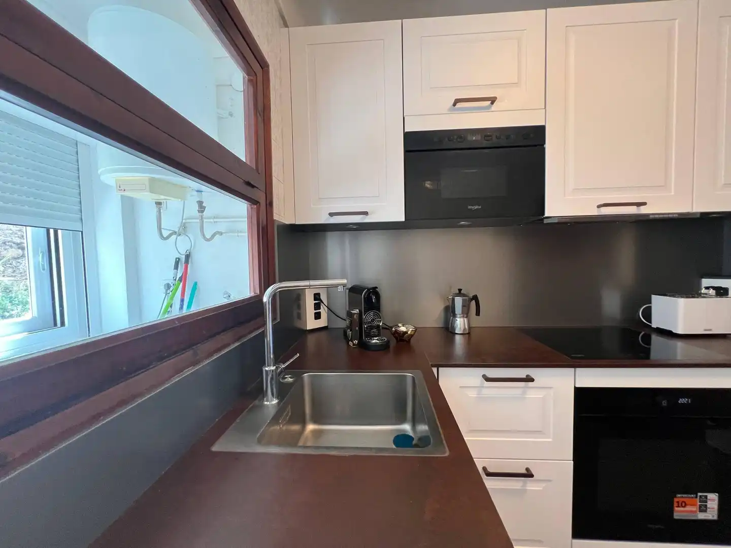 Kitchen of Flat for sale in Roses  with Terrace and Furnished