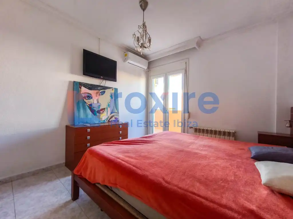 Schlafzimmer von Wohnung zum Verkauf in Eivissa mit Klimaanlage, Möbliert und Ofen