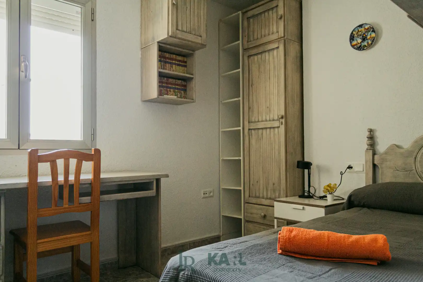 Habitación de Piso de alquiler en Málaga con Aire acondicionado, Calefacción y Jardín privado