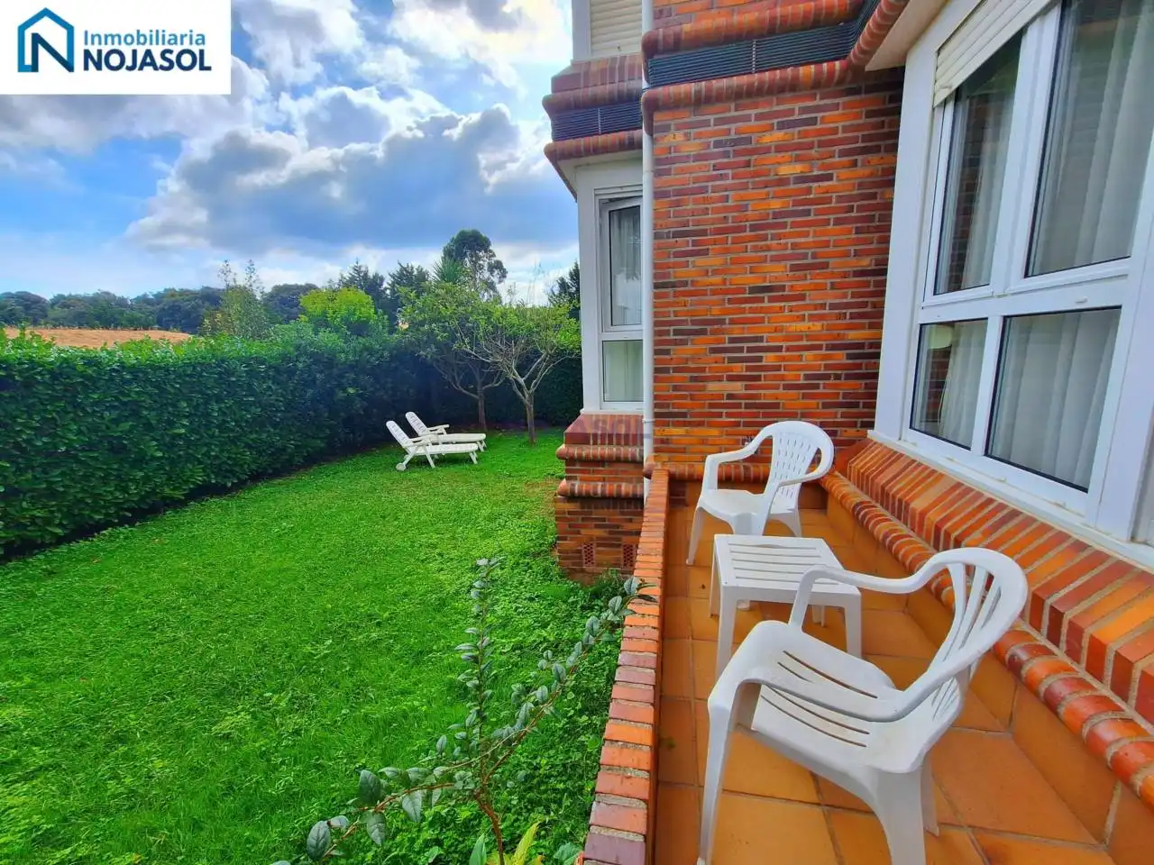 Garten von Wohnung zur Miete in Noja mit Heizung, Privatgarten und Terrasse