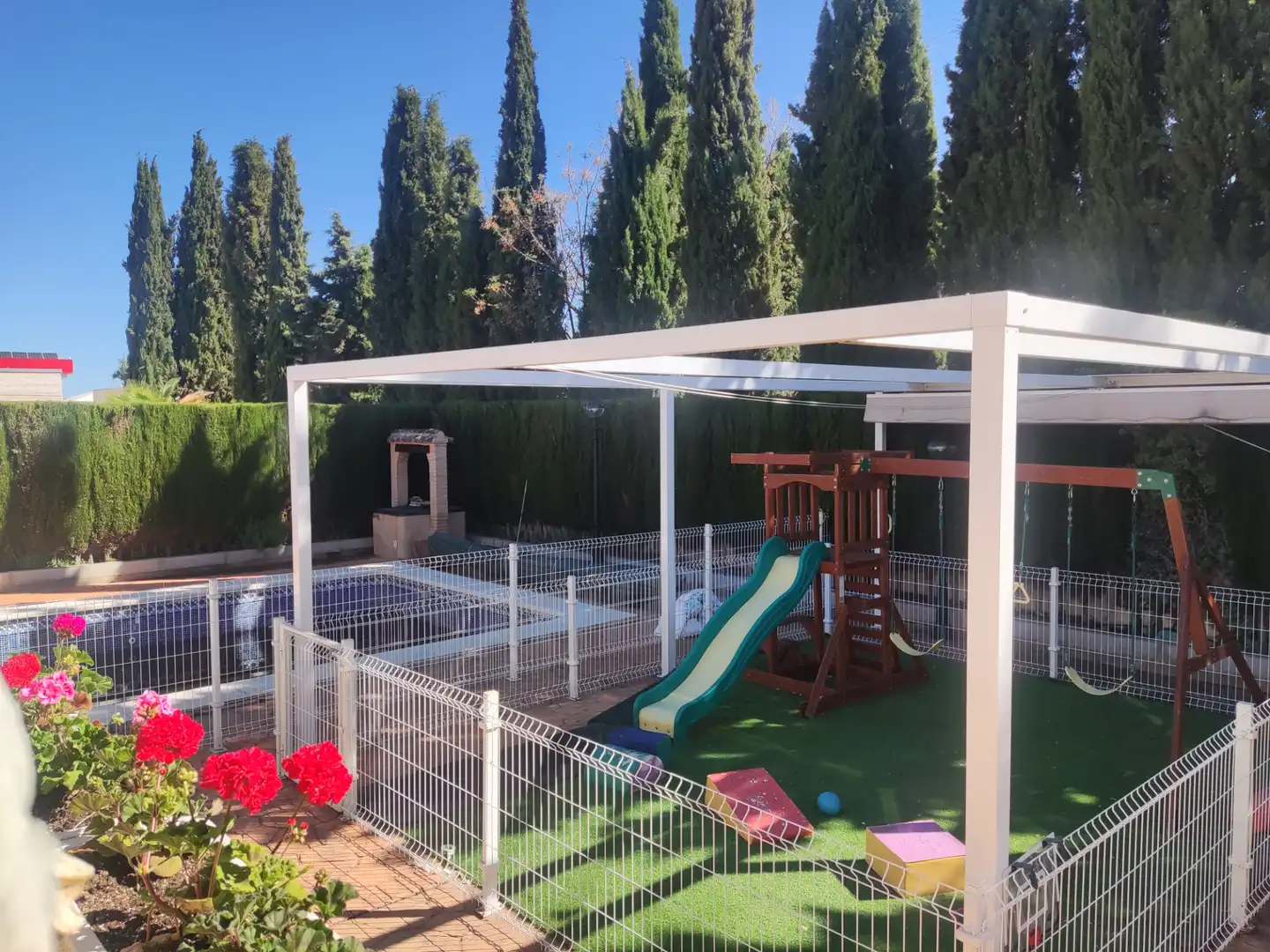 Terrassa de Casa o xalet en venda en Ciudad Real amb Aire condicionat, Calefacció i Jardí privat