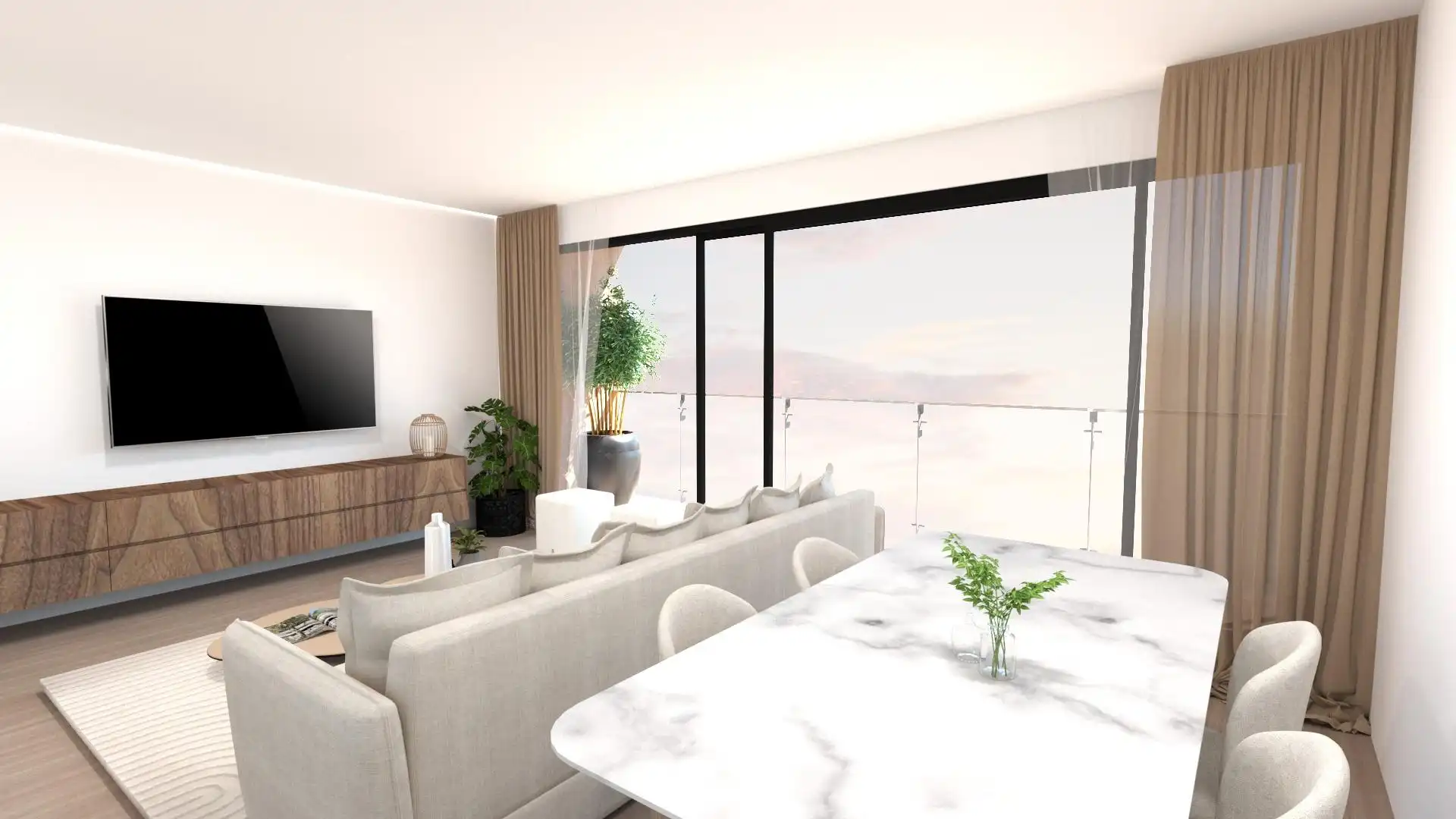 Piso con terraza en venta en Avenida REINO DE VALENCIA S/N, imagen 2