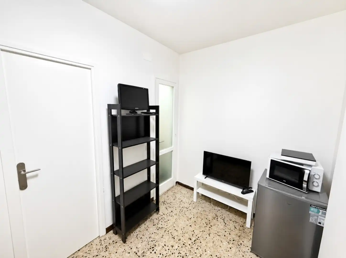 Sala de estar de Estudio en venta en Barcelona con Amueblado