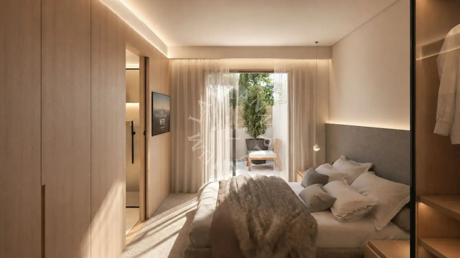 Bedroom of Flat for sale in Naut Aran  with Air Conditioner, Heating and Terrace