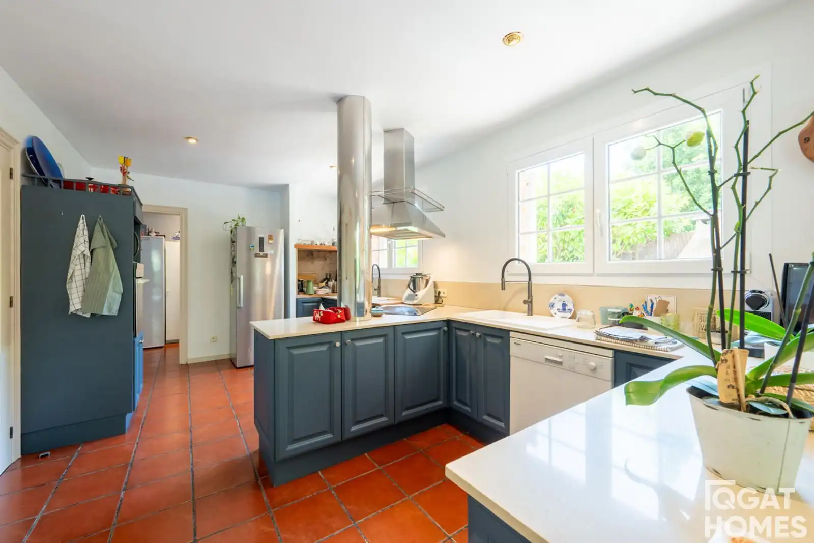 Kitchen of Houses for sale in Sant Cugat del Vallès  with Heating, Terrace and Storage room