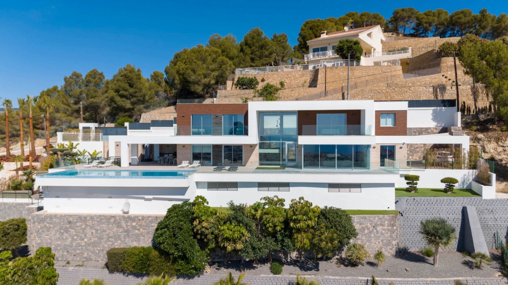Vista exterior de Casa o xalet en venda en Calpe / Calp amb Aire condicionat, Calefacció i Jardí privat