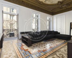 Living room of Apartment for sale in  Barcelona Capital  with Air Conditioner and Balcony