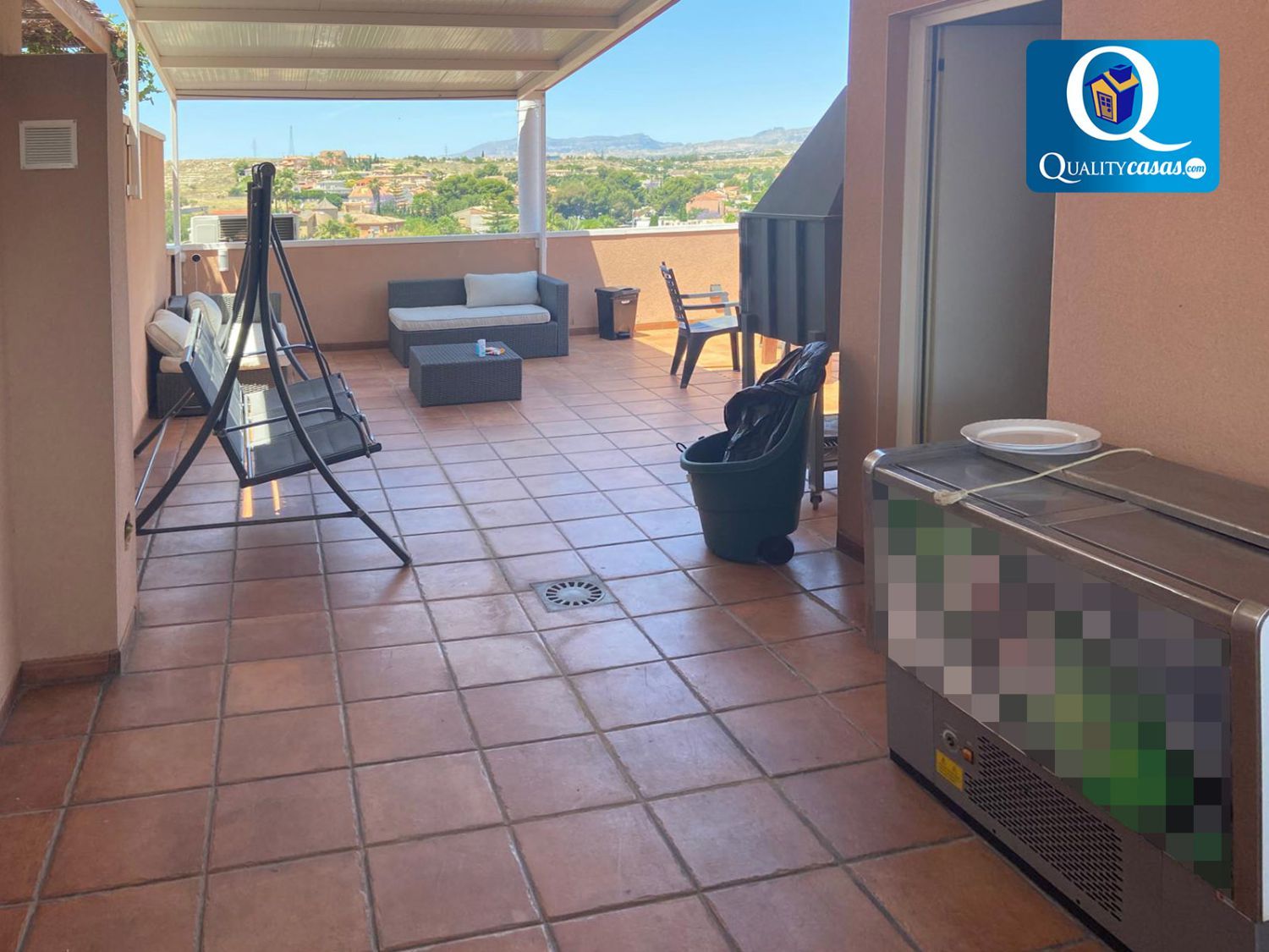 Terrace of Single-family semi-detached for sale in Mutxamel  with Air Conditioner, Heating and Terrace