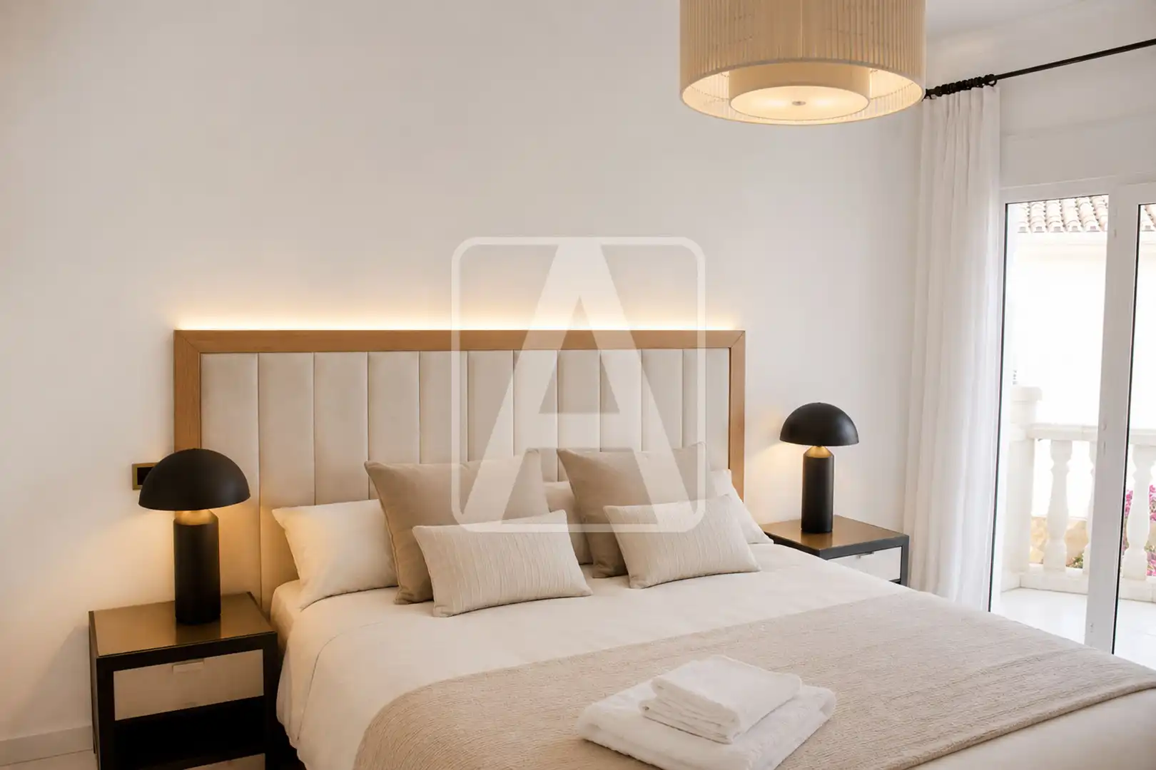 Bedroom of Apartments for sale in Benissa  with Air Conditioner, Heating and Private garden