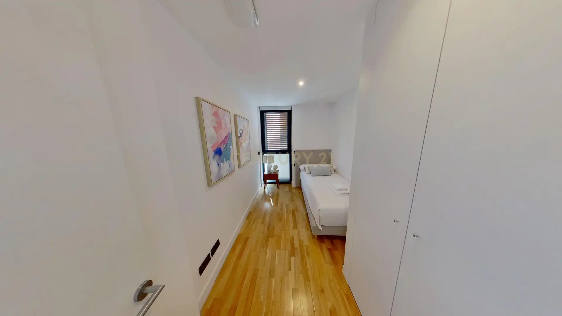Habitación de Apartamento de alquiler en Málaga con Aire acondicionado, Lavadora y Microondas