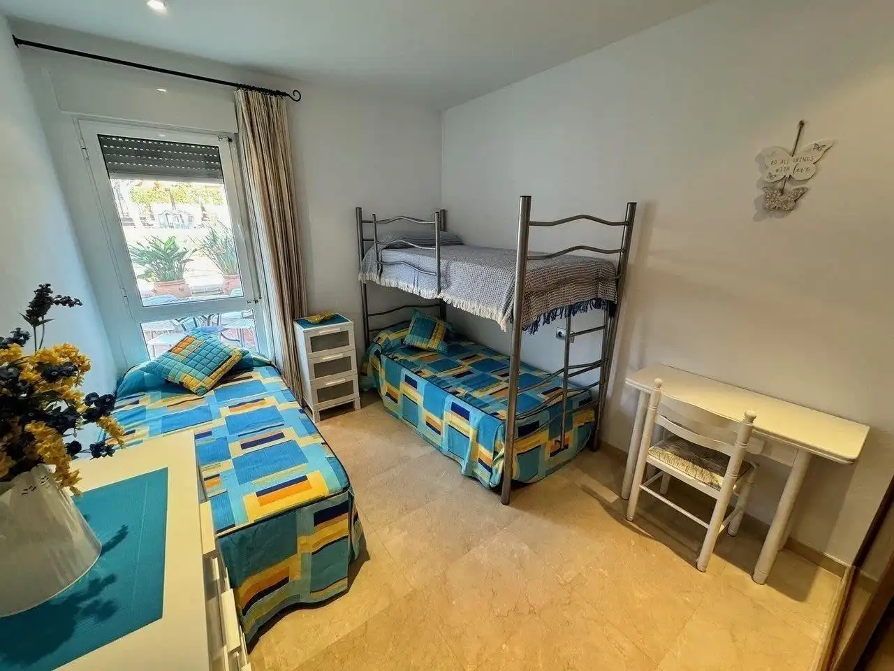 Schlafzimmer von Maisonette zum Verkauf in Vera mit Klimaanlage, Privatgarten und Terrasse