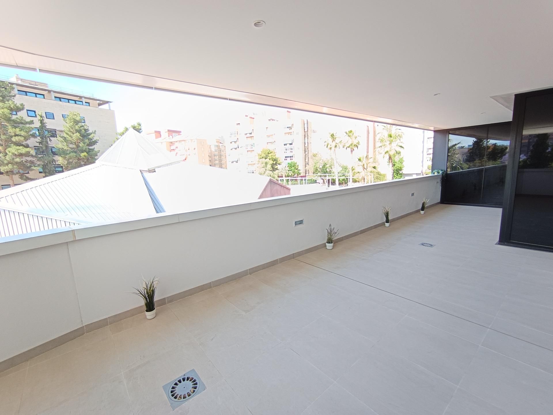 Terrace of Flat for sale in  Murcia Capital  with Heating, Private garden and Terrace