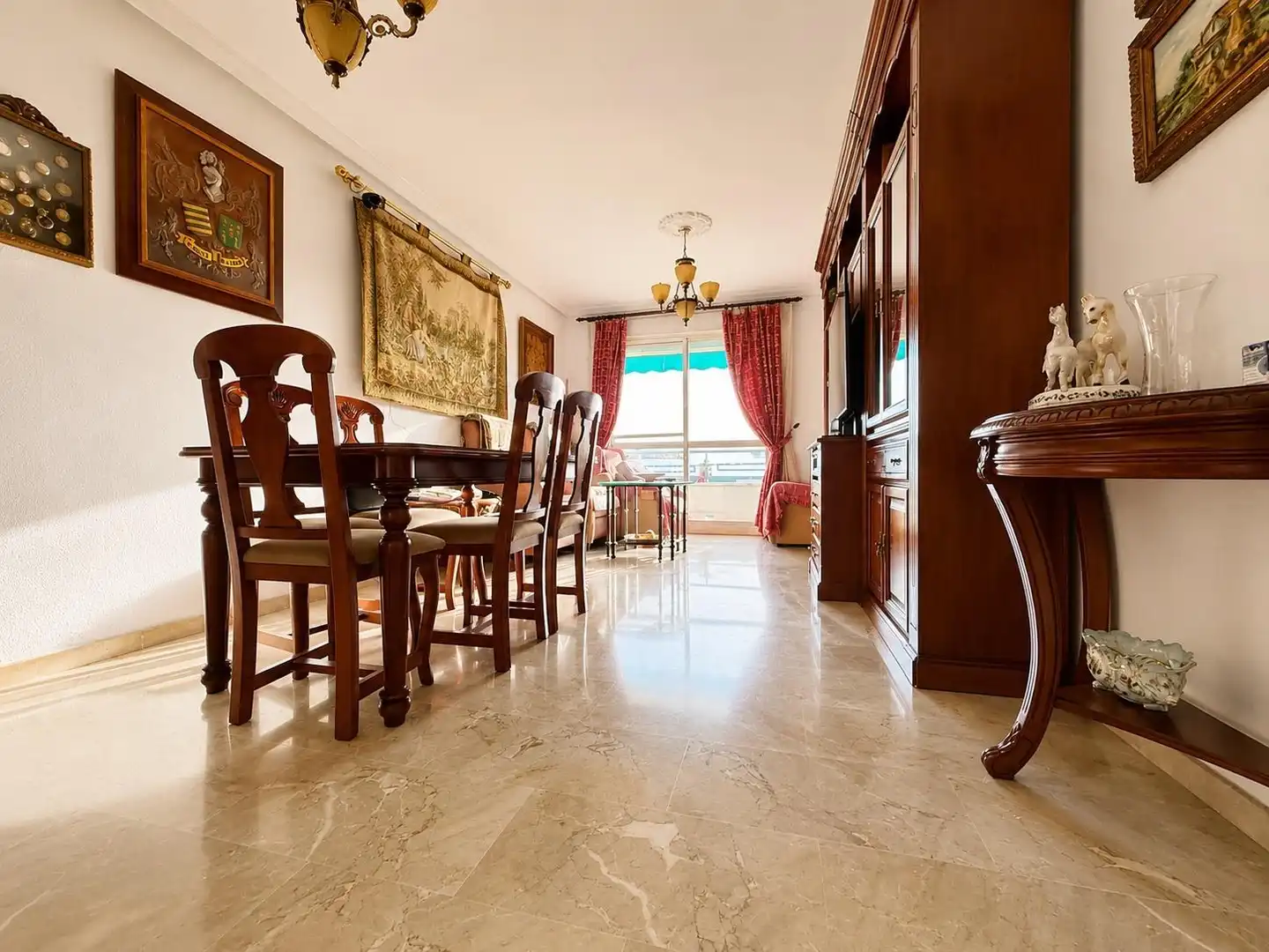 Esszimmer von Wohnung zum Verkauf in Córdoba mit Heizung, Privatgarten und Terrasse