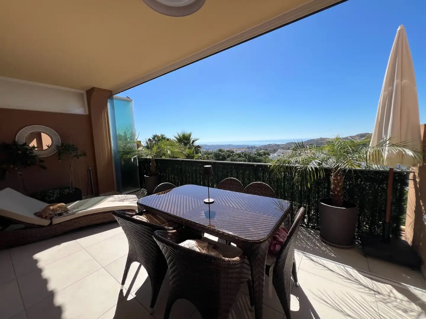 Terraza de Casa adosada en venta en Ojén con Aire acondicionado, Amueblado y Horno