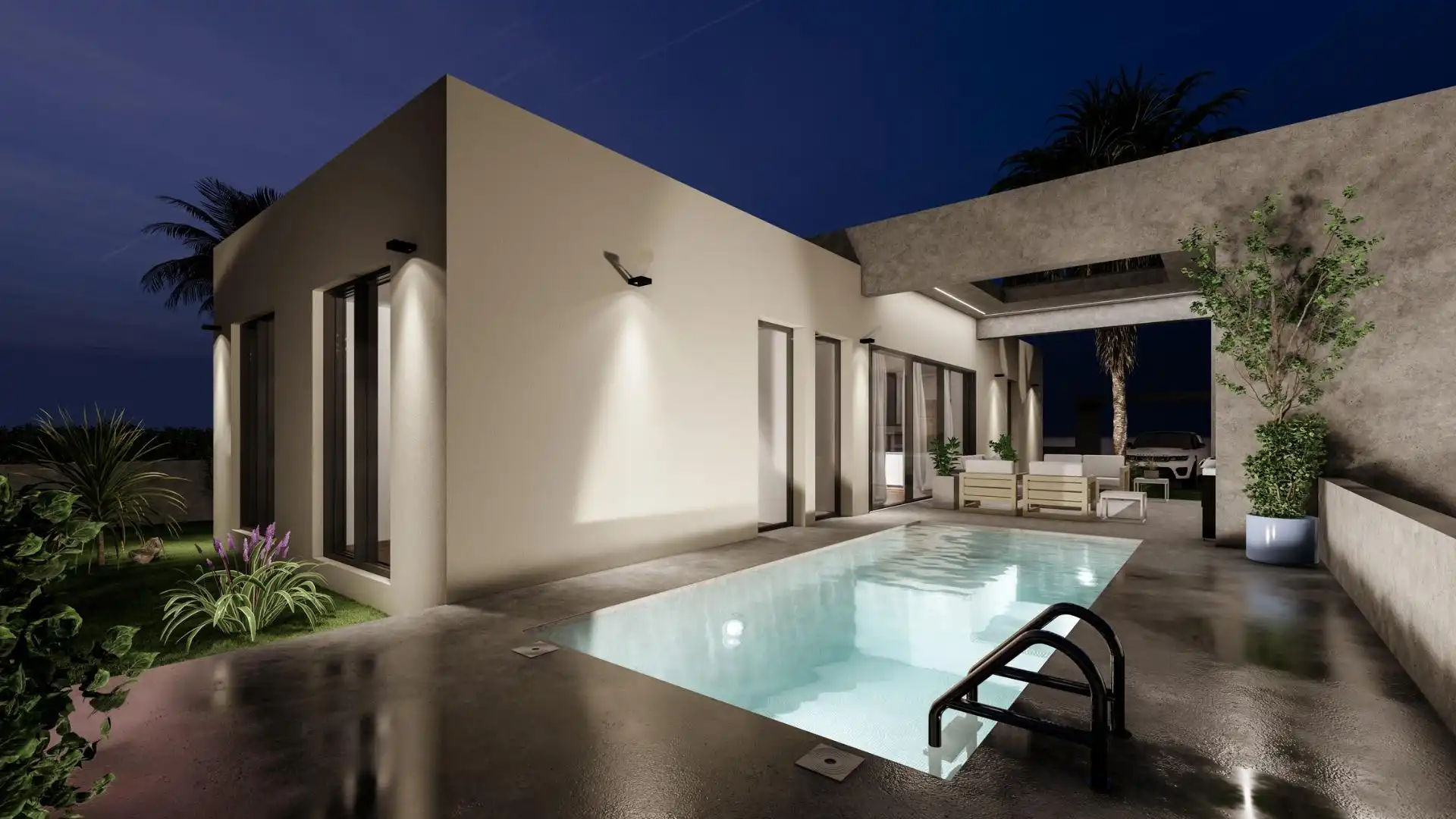 Chalet con piscina en venta en Campo de Murcia