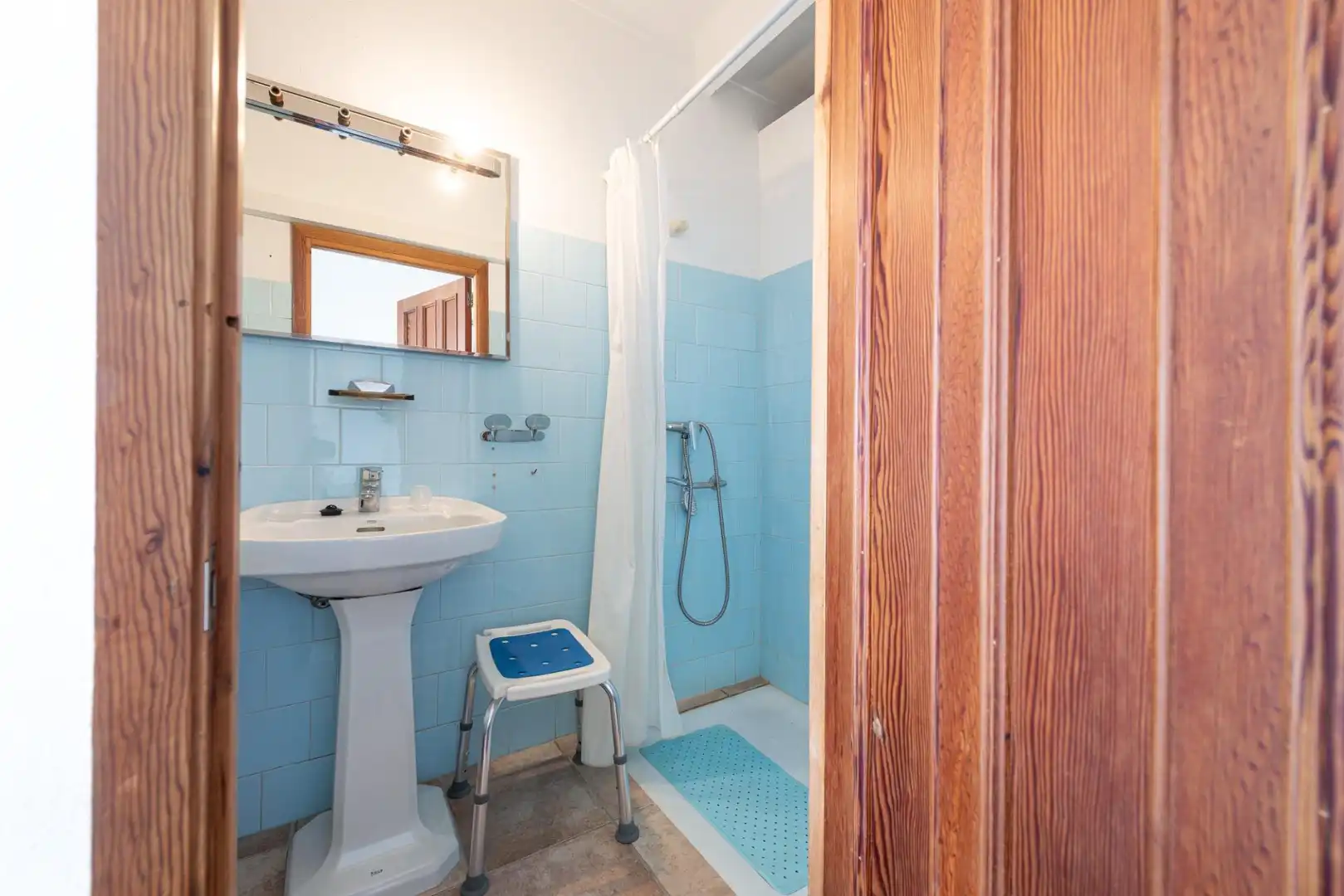 Badezimmer von Haus oder Chalet zum Verkauf in Alcúdia mit Klimaanlage, Heizung und Privatgarten