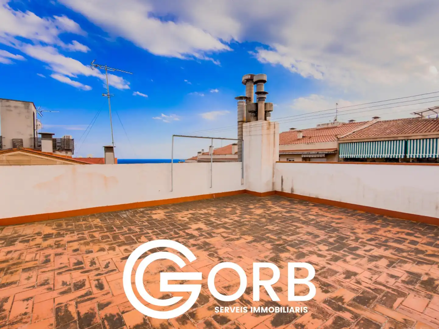 Terrasse von Wohnung zum Verkauf in Mataró mit Klimaanlage, Heizung und Terrasse