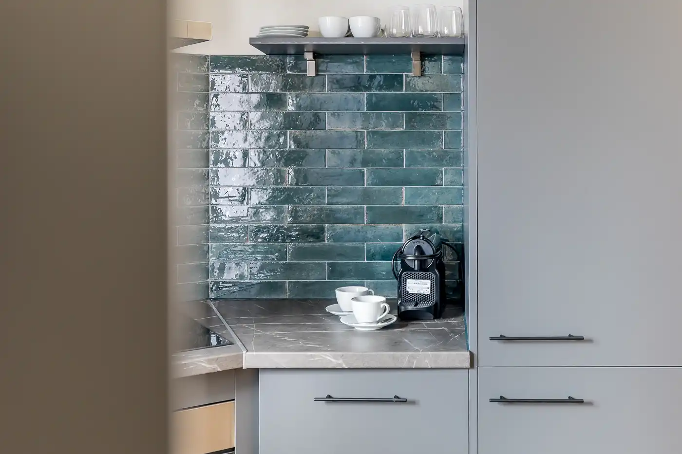 Kitchen of Flat for rent in Madrid  with Furnished, Oven and Balcony