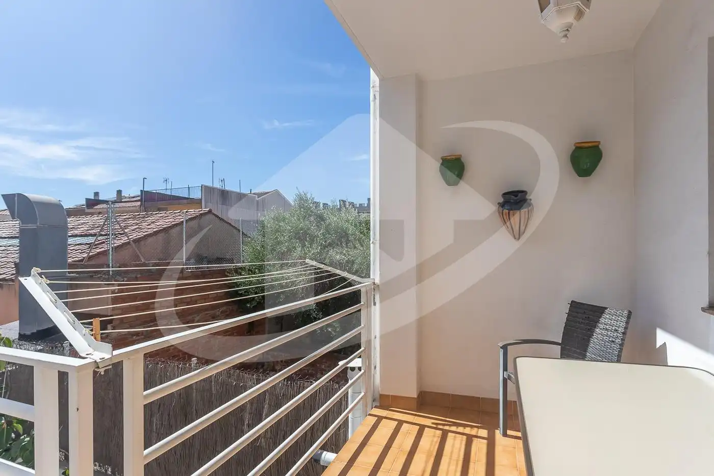 Balcony of Houses for sale in Sabadell  with Air Conditioner, Heating and Storage room