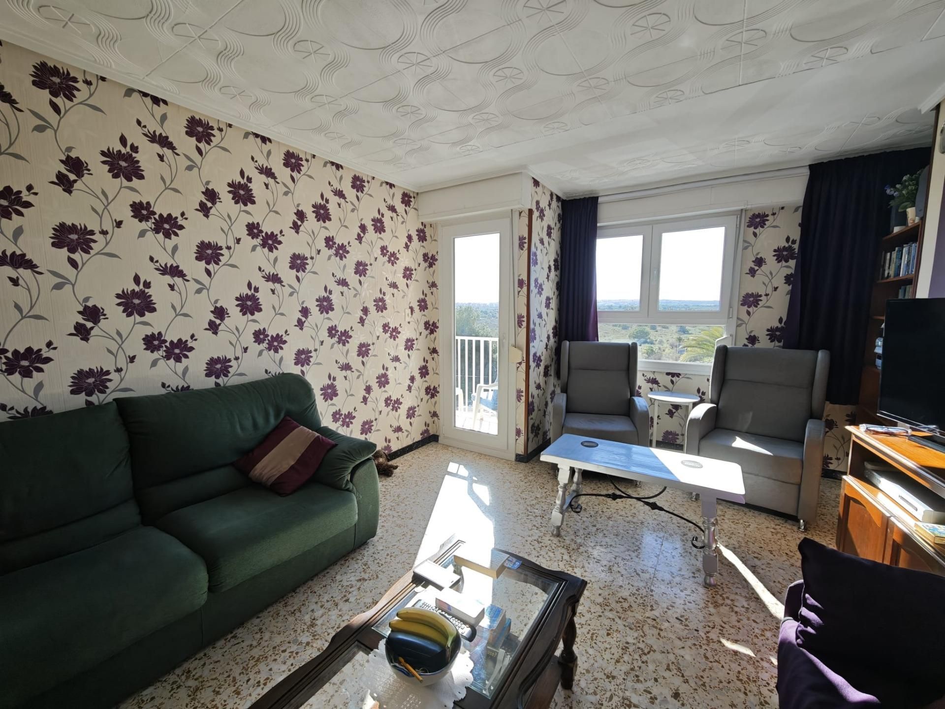 Sala de estar de Piso en venta en Elche / Elx con Balcón