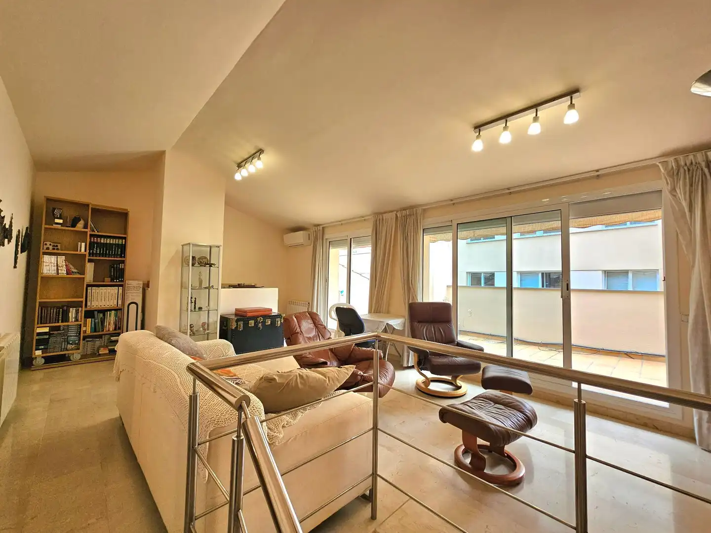 Living room of Duplexes for sale in Terrassa  with Air Conditioner, Heating and Storage room