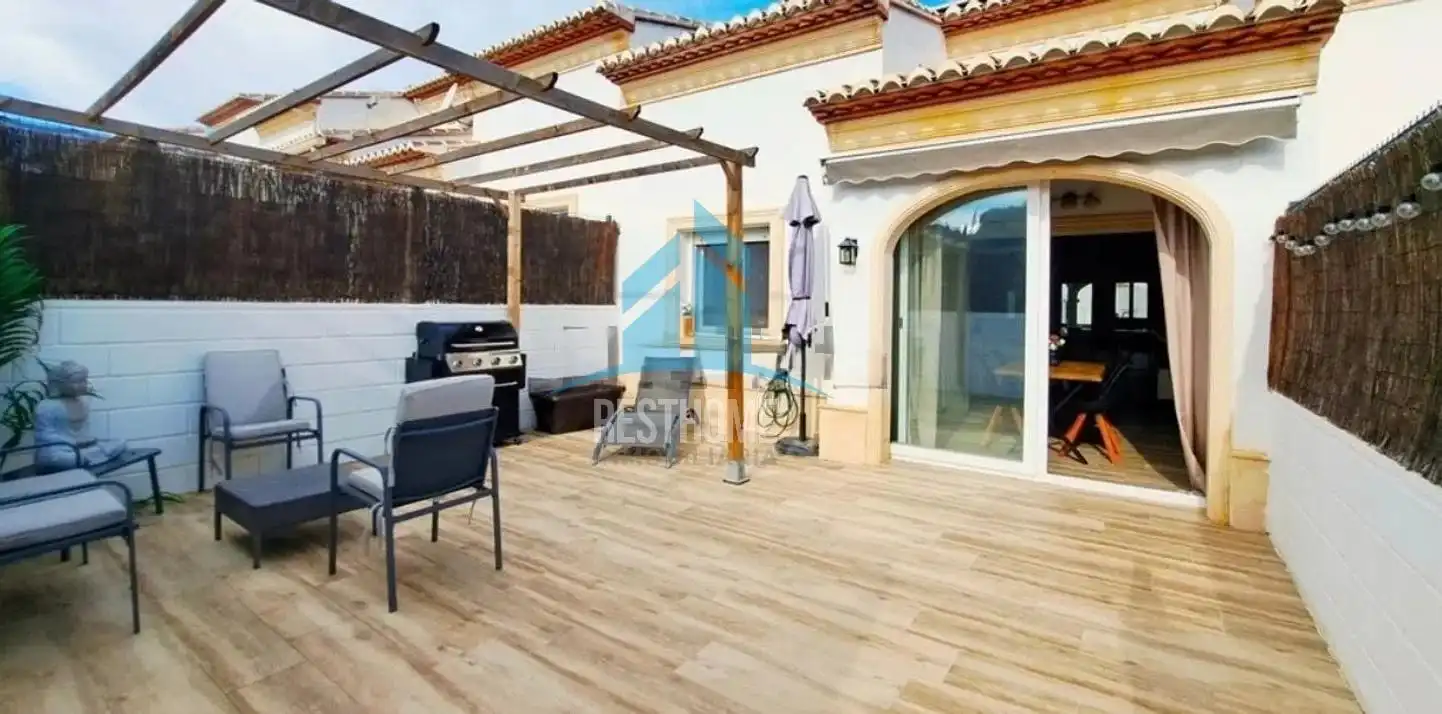 Terrace of Detached homes for sale in Moraira  with Air Conditioner, Private garden and Terrace