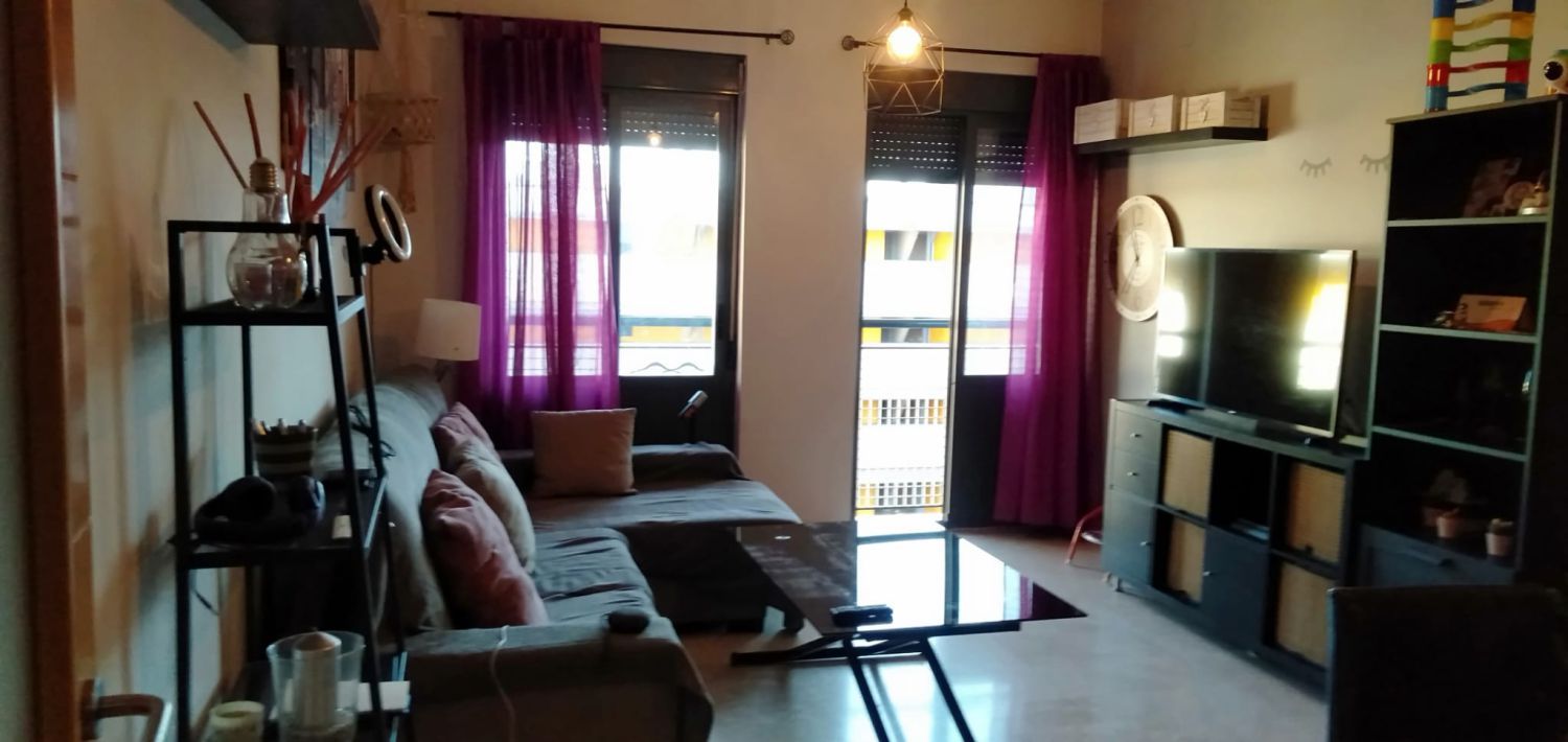 Sala d'estar de Pis de lloguer en Camas amb Aire condicionat, Calefacció i Moblat