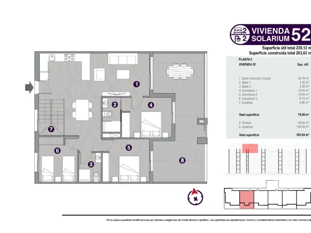 Penthouse mit Pool zum Verkauf in Nueva Torrevieja - Aguas Nuevas, imagen 35