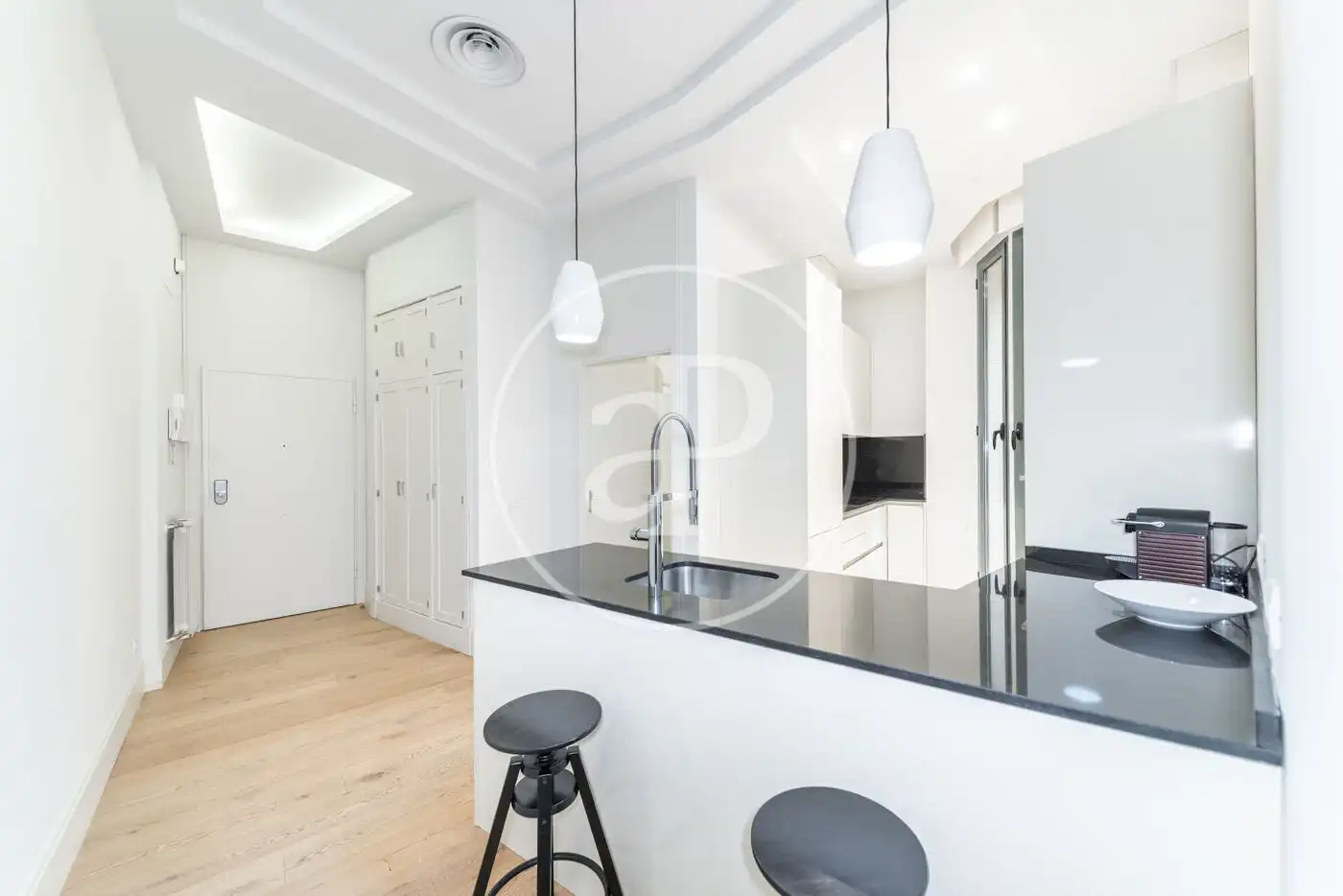Cocina de Piso de alquiler en Madrid con Aire acondicionado, Calefacción y Amueblado