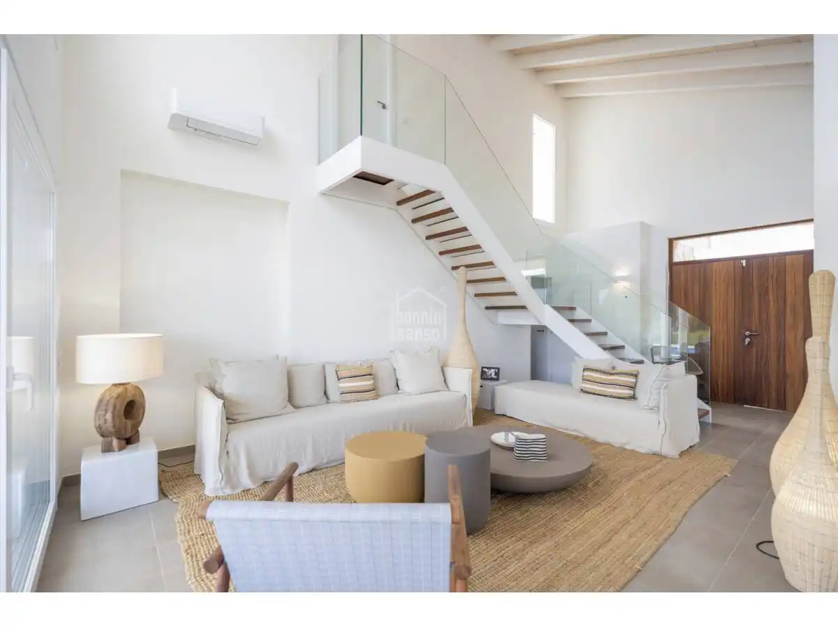 Sala de estar de Casa o chalet en venta en Es Mercadal con Calefacción, Jardín privado y Terraza